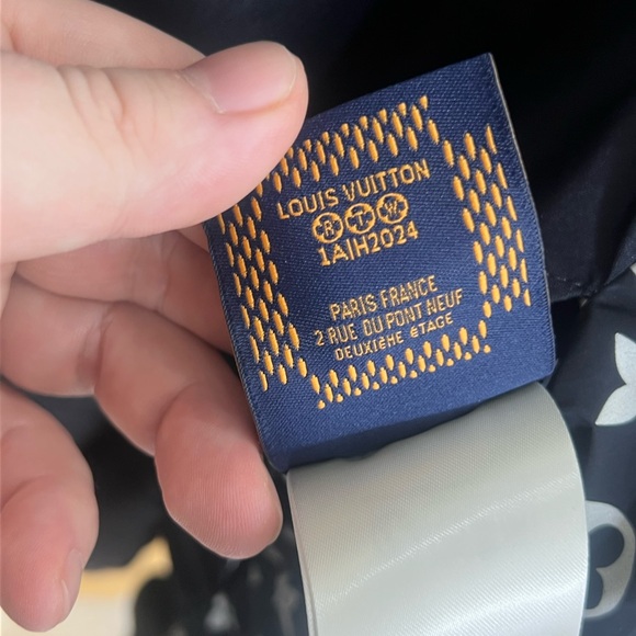 Louis Vuitton Monogram Script Rope Jacket. Color Block Twine Jacket - Picture 7 of 11